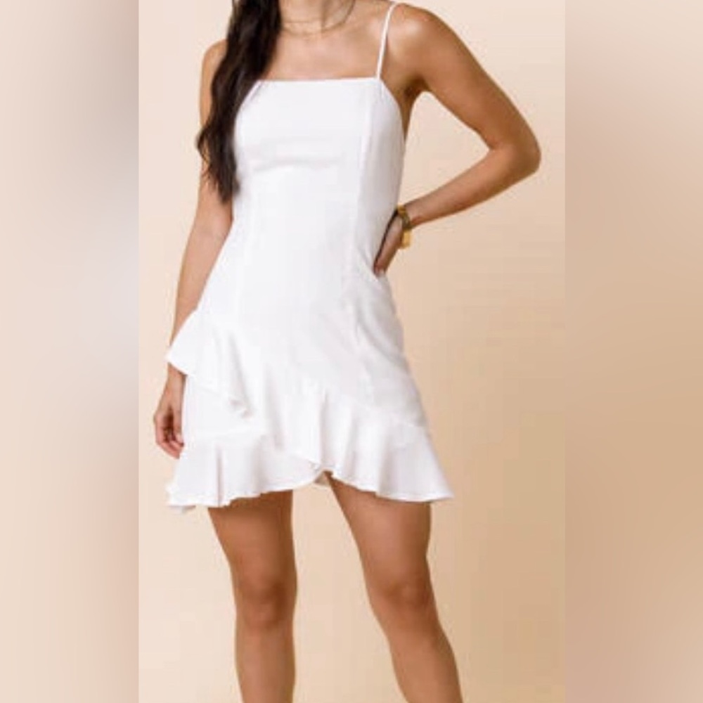 Ruffled Mini Dress